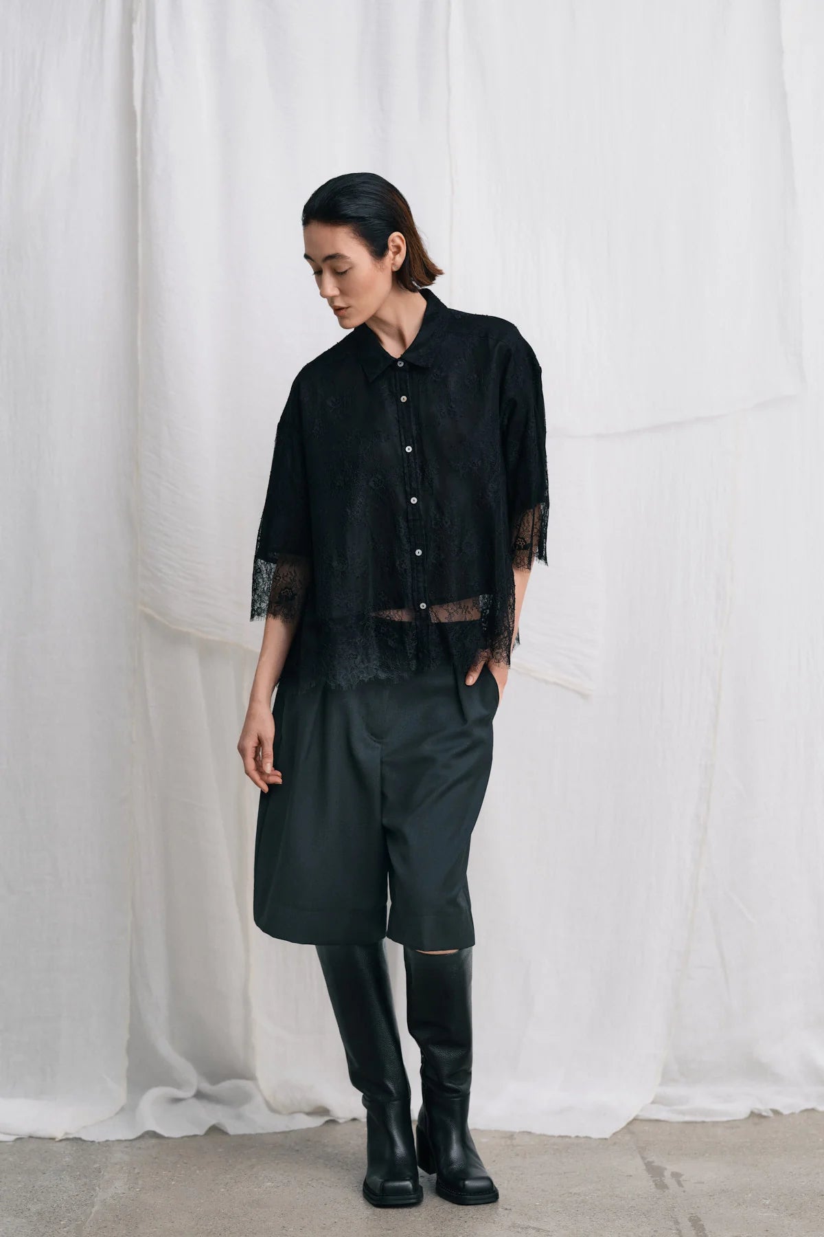 RABENS SALONER Shirt "Babara" black