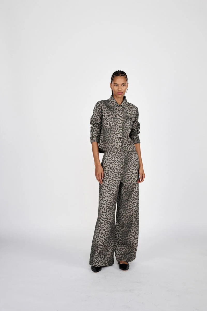 Rabens Saloner Pants Inja Leopard