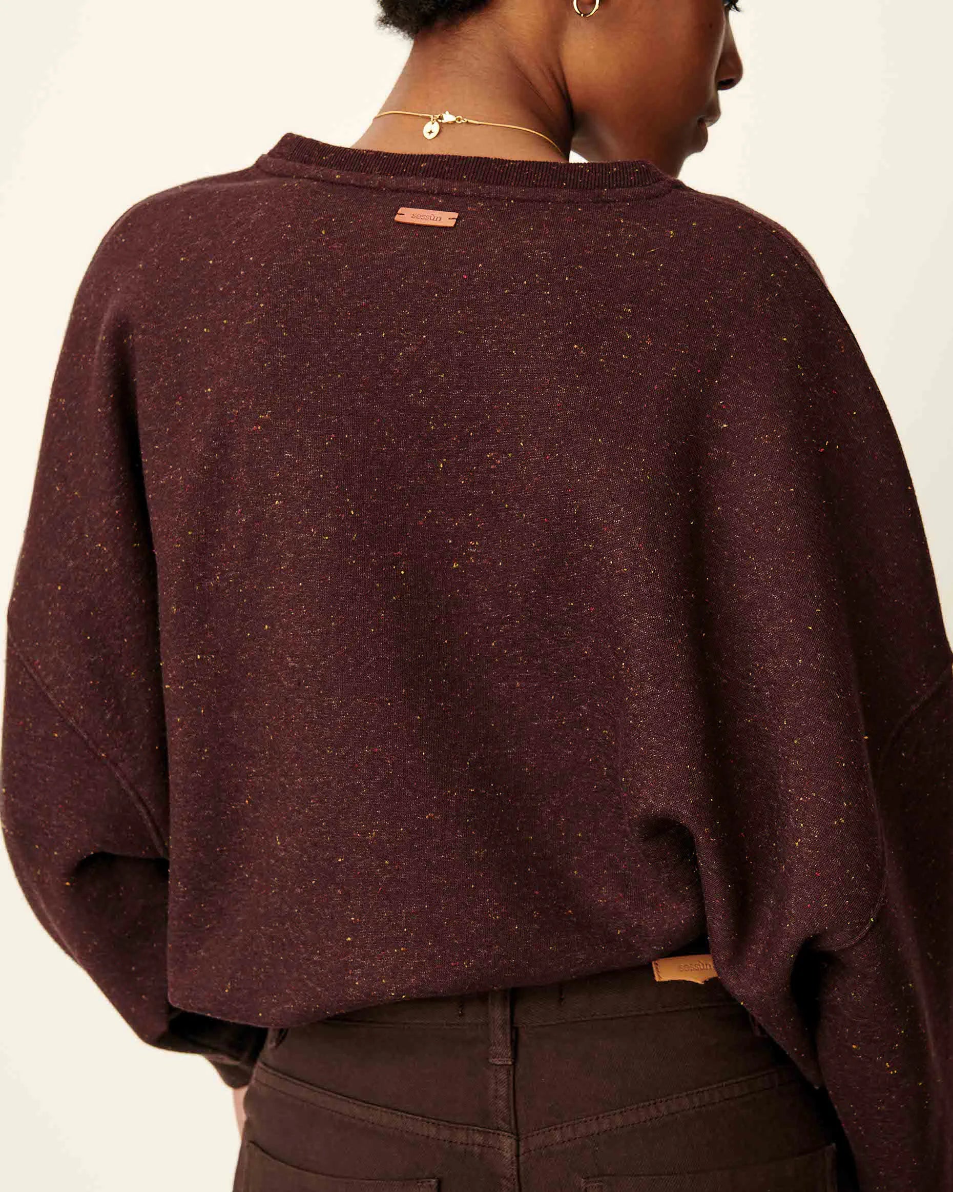 SESSUN Sweater "Chebbi" ganache