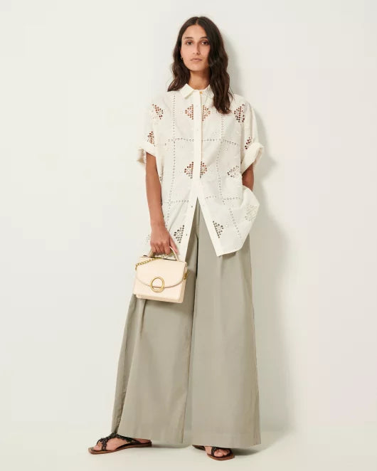 Sessun Blouse Shirt "Floriani" white