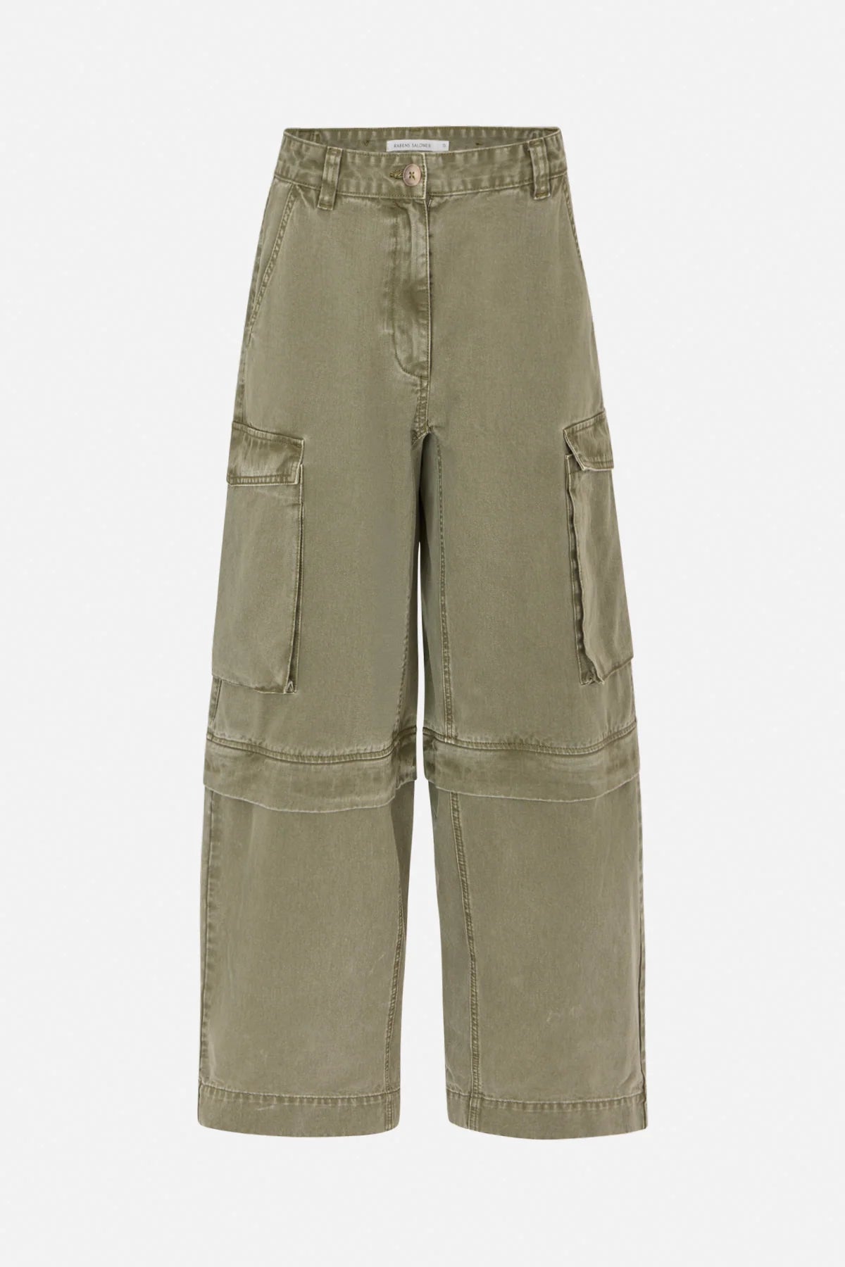 RABENS SALONER Pants "Frema" washed sage