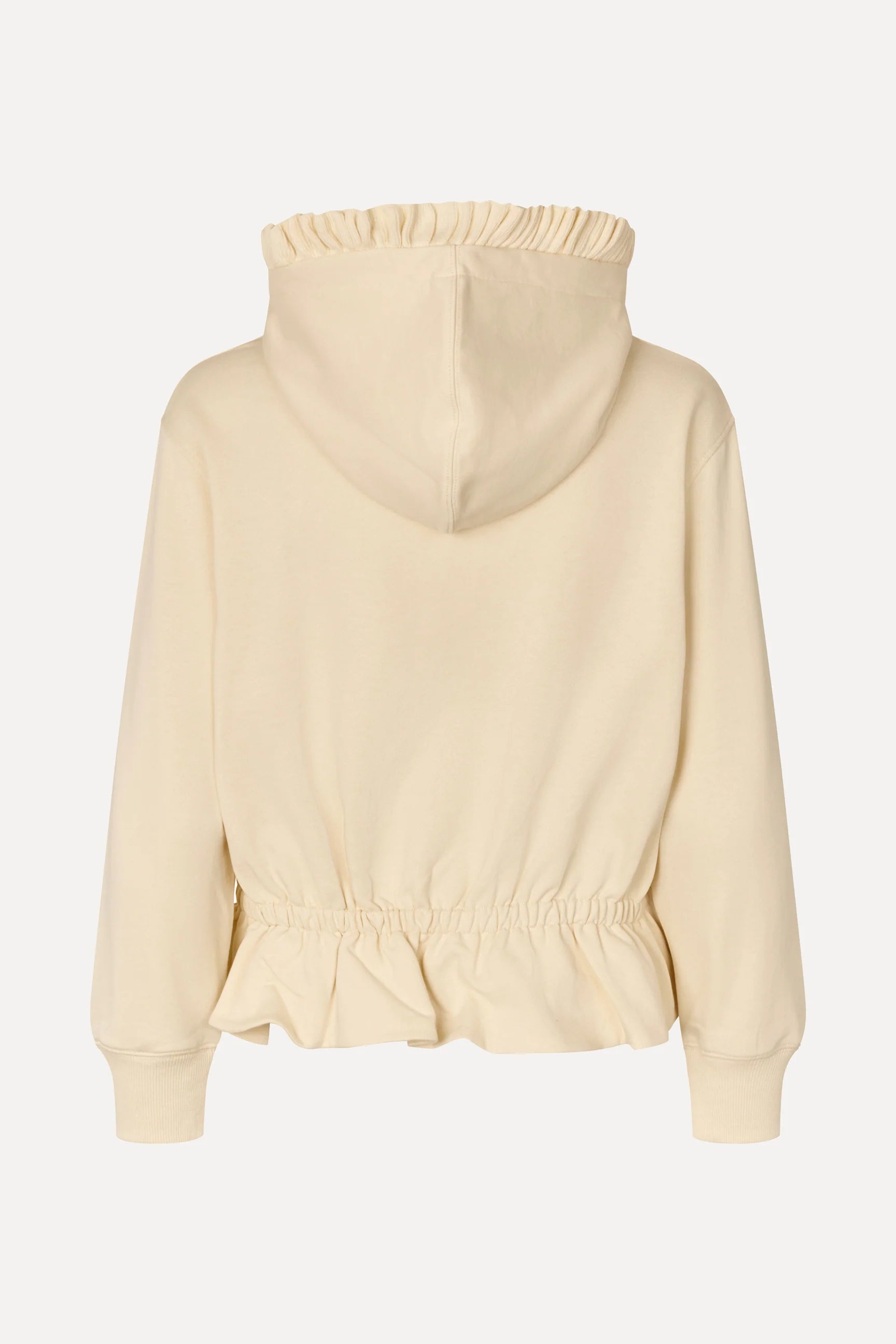 STINE GOYA Hoodie "Ruffled" buttercream