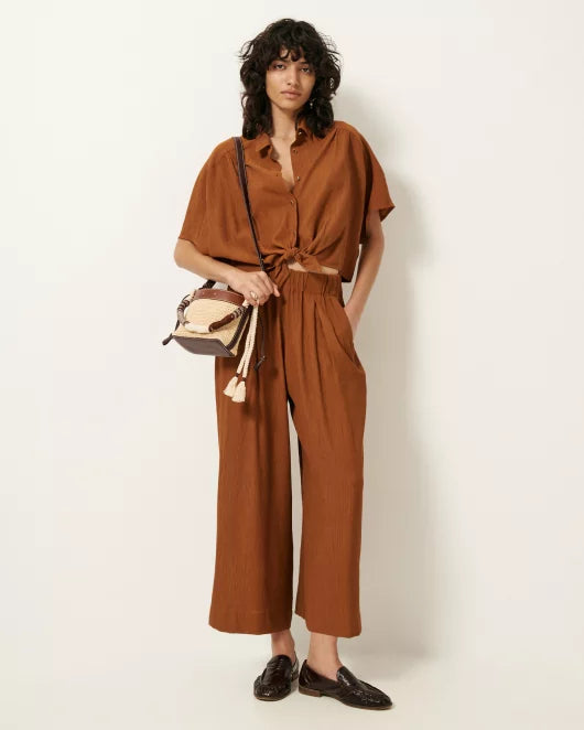 Sessun Blouse "Alfassa" Caramel
