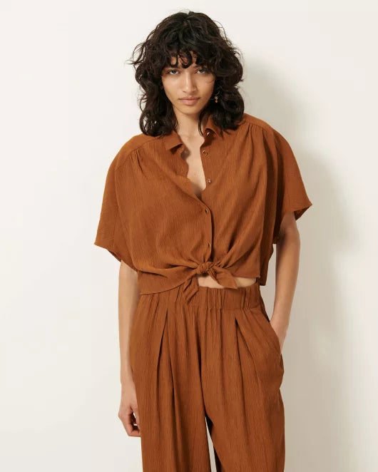 Sessun Blouse "Alfassa" Caramel