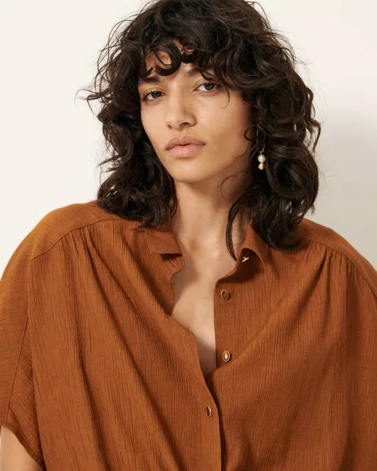 Sessun Blouse "Alfassa" Caramel