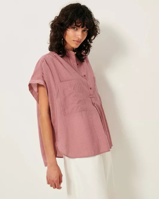 Sessun Shirt Blouse "Camille" bois de rose