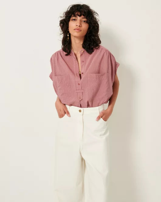 Sessun Shirt Blouse "Camille" bois de rose