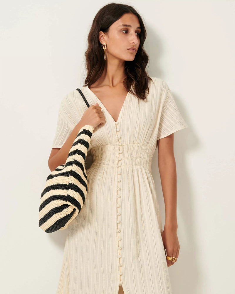 Sessun Dress Galaposa sandcream