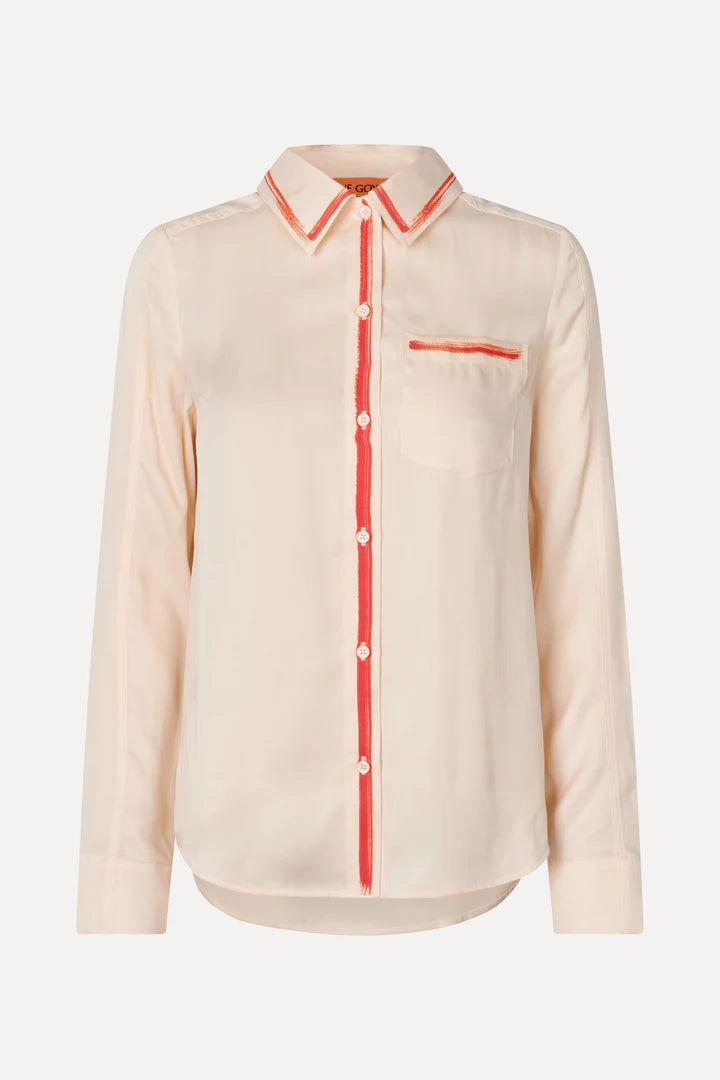 Stine Goya Shirt SGFelix Tangerine Paintbrush