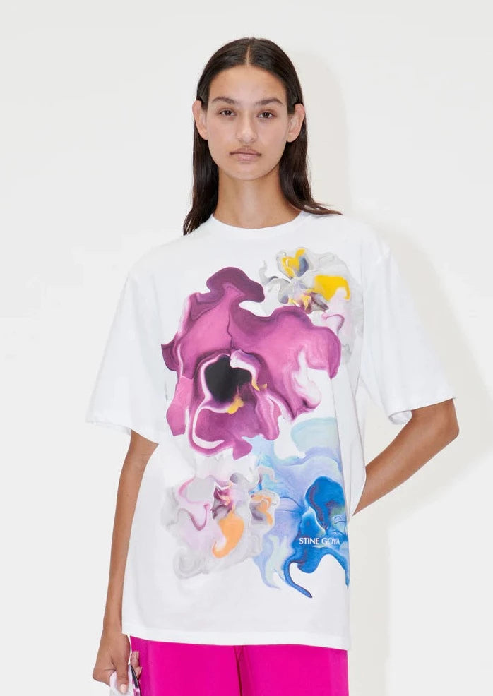 Stine Goya T-Shirt Margila wild orchid