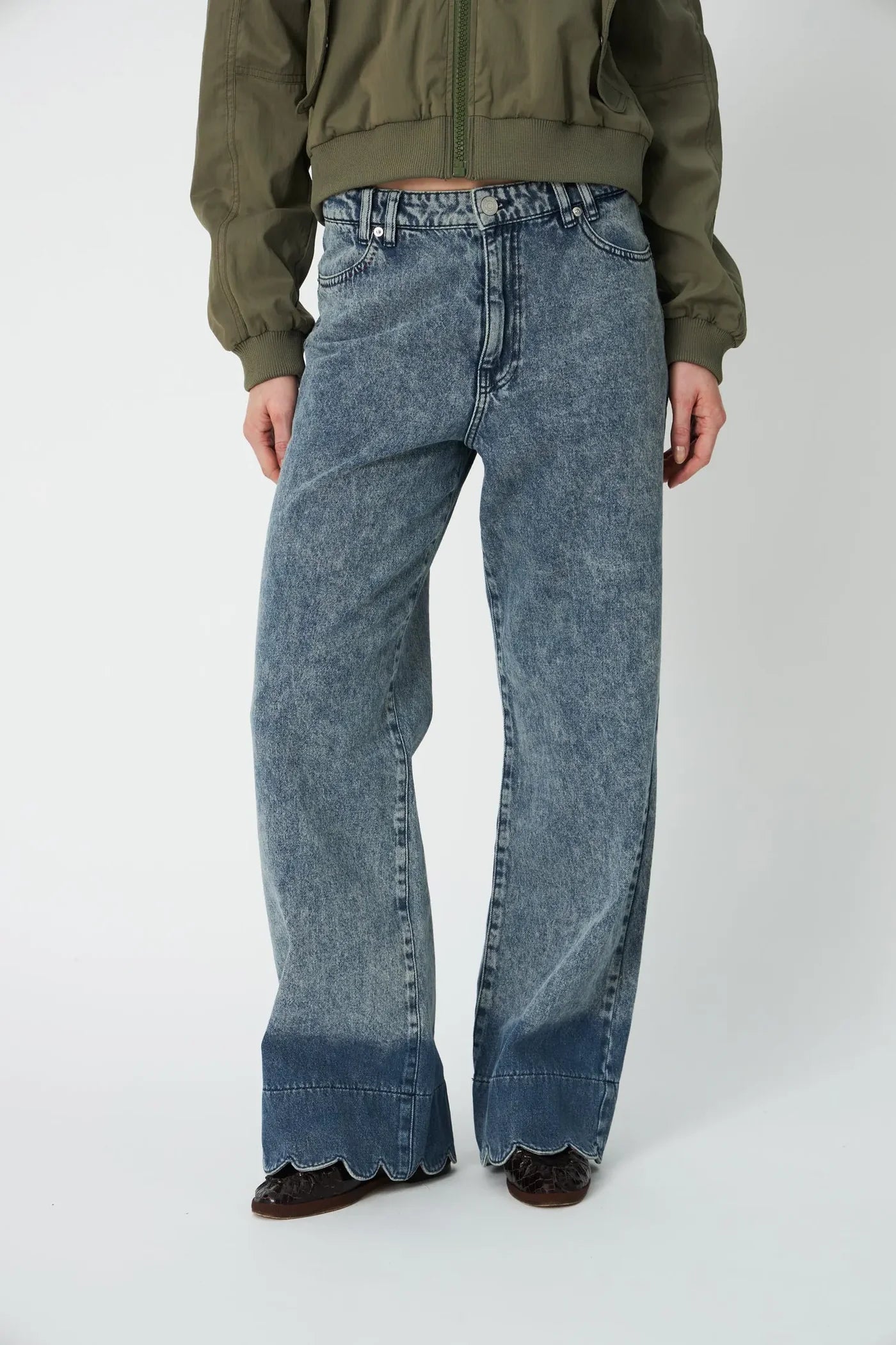 STELLA NOVA Jeans "Scallop edge" blue