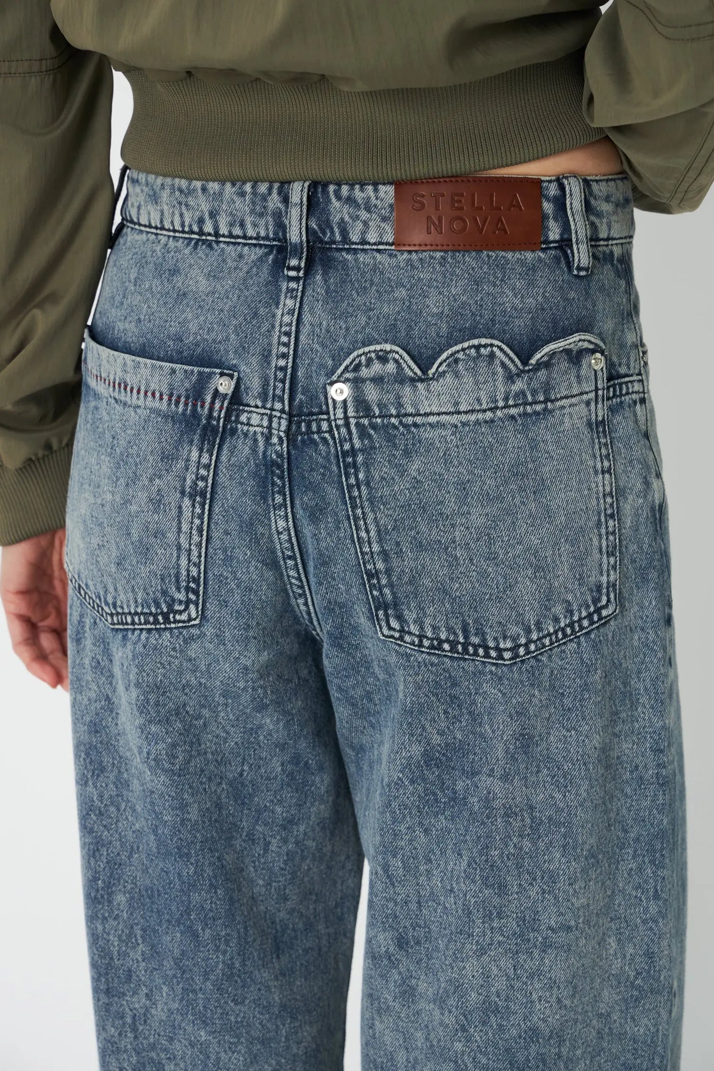STELLA NOVA Jeans "Scallop edge" blue