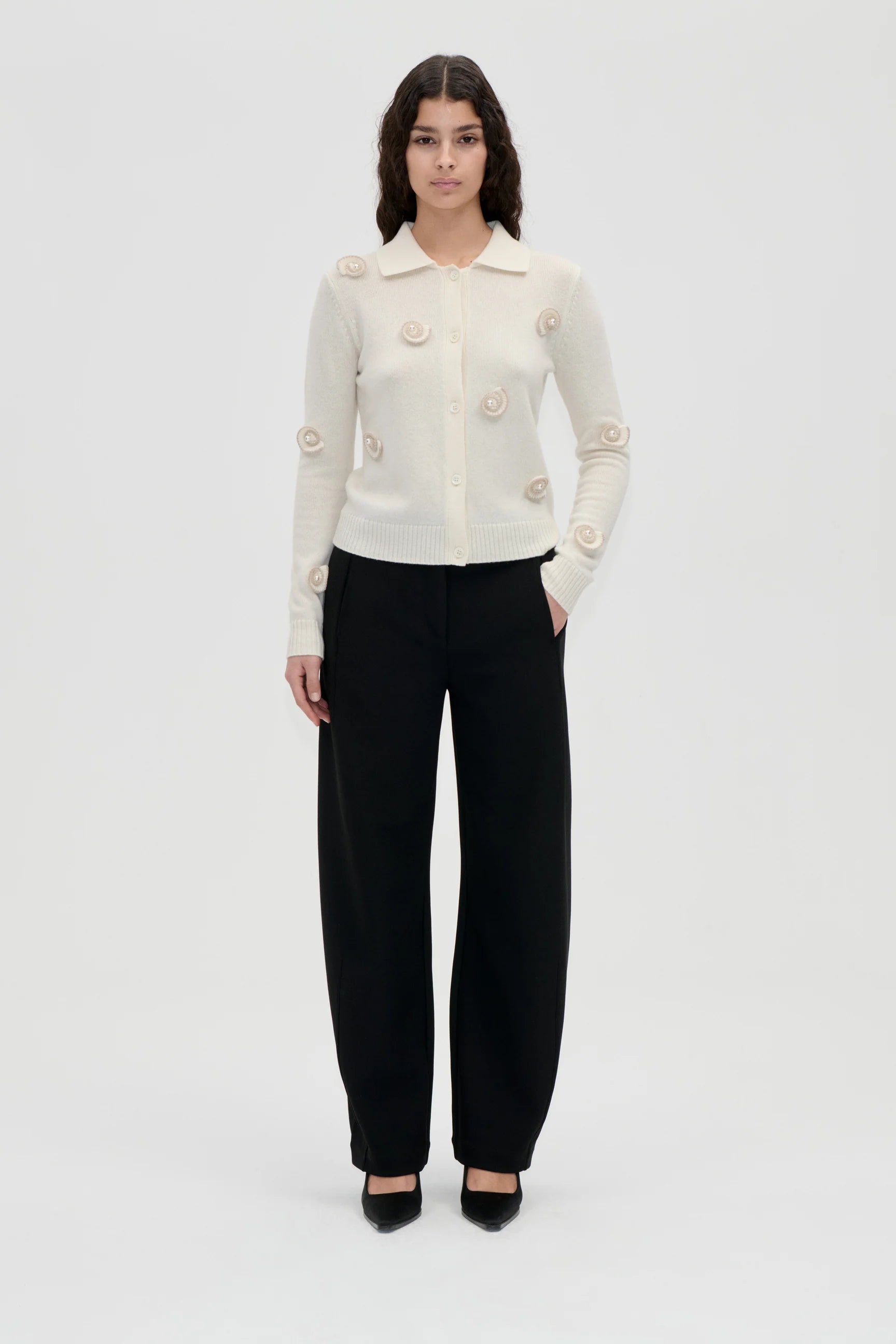 BOBO CHOSES Pants "Sharp pleat" black