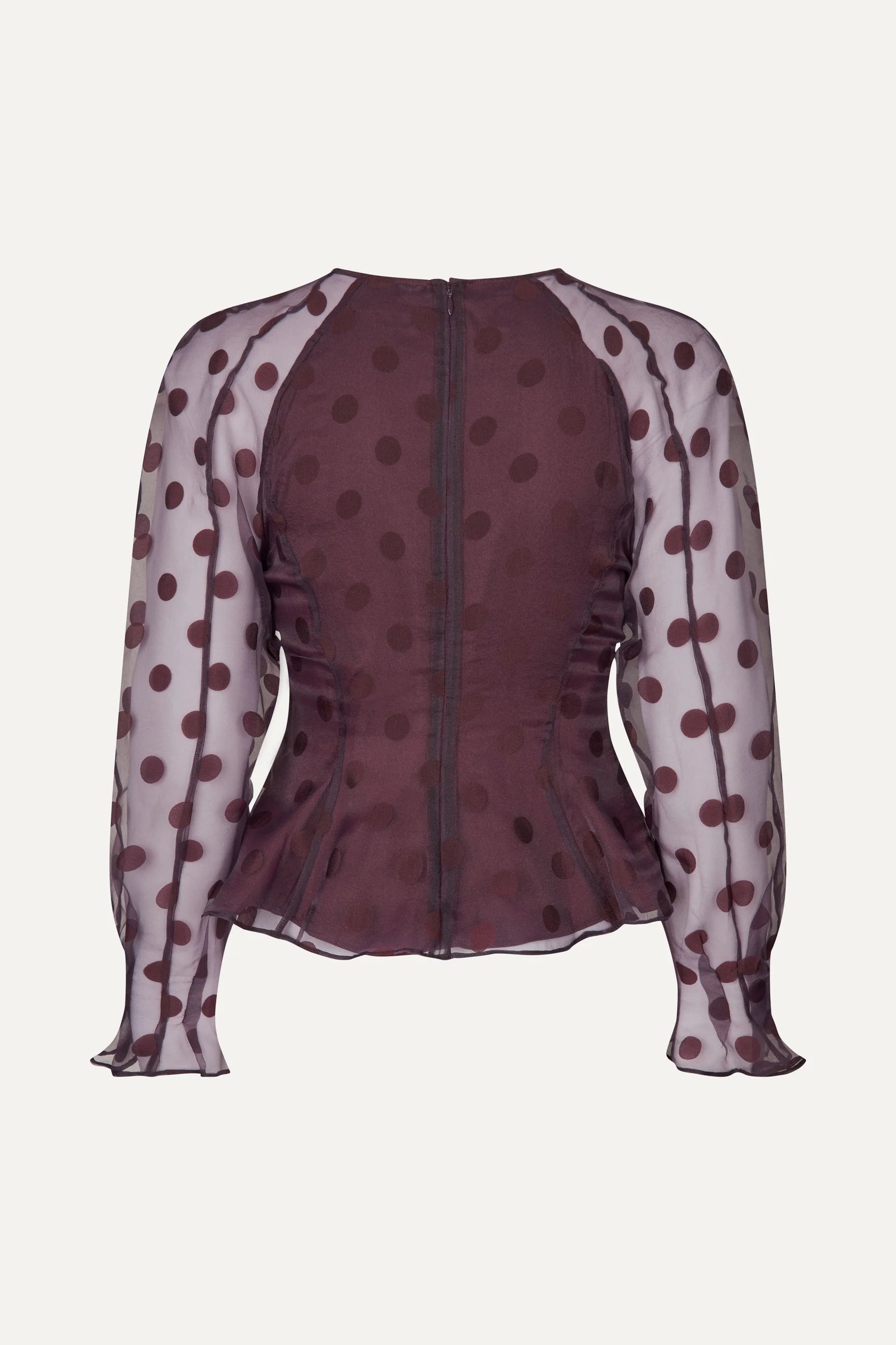 STINE GOYA Top "Polka" bordeaux