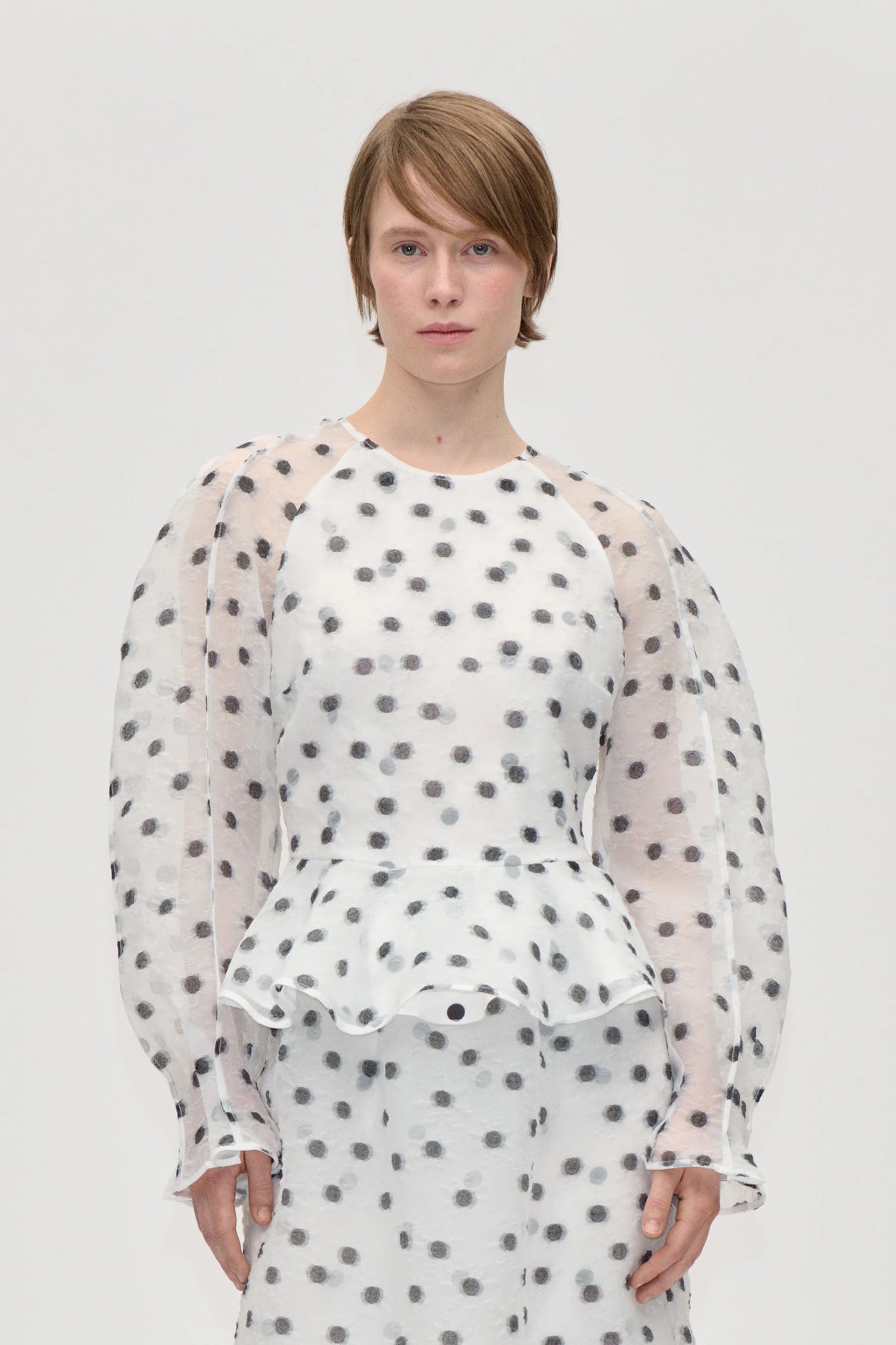 STINE GOYA Blouse "Flower polka dot"