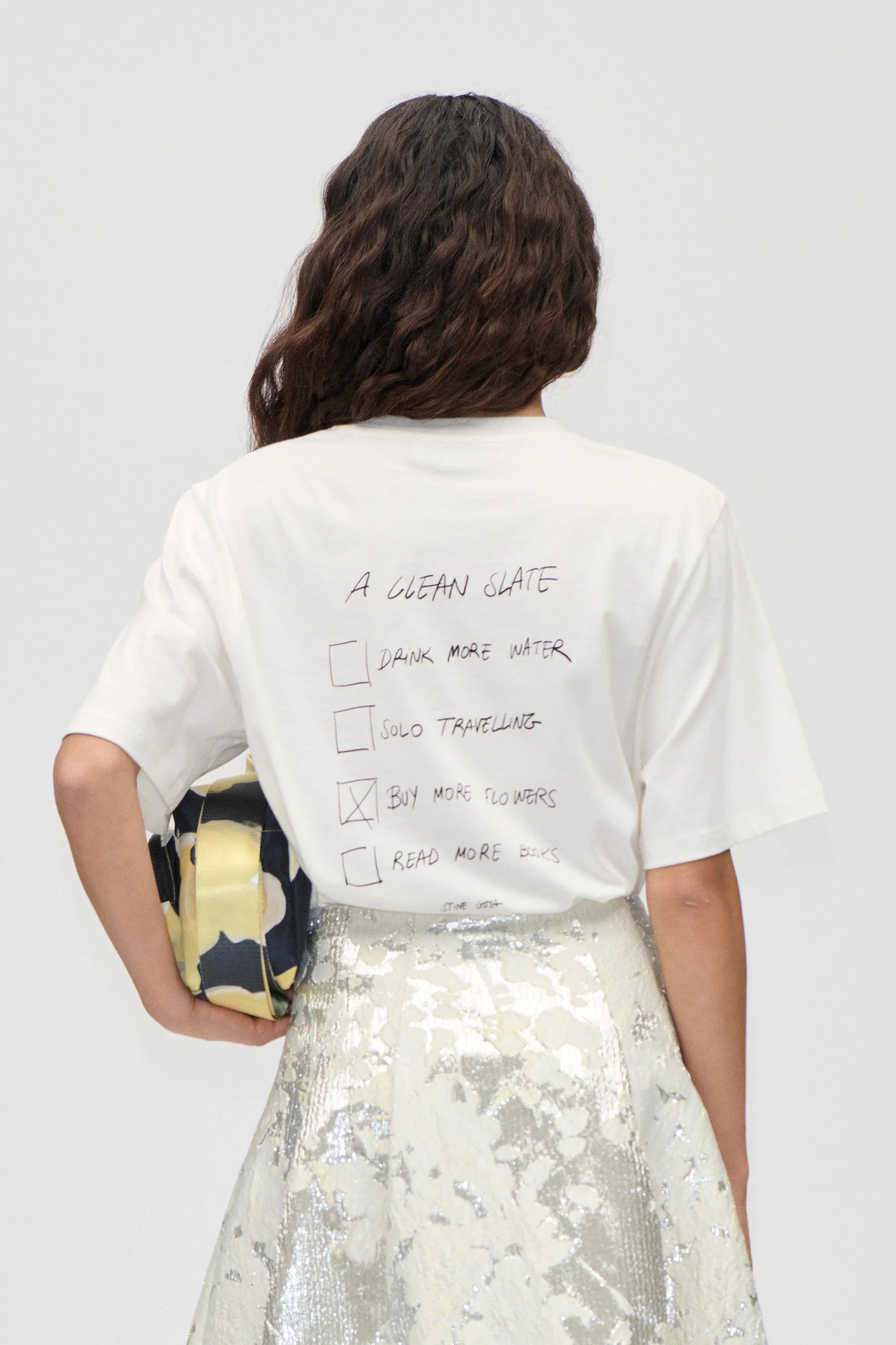 STINE GOYA T-Shirt "Petunia Bouquet" white