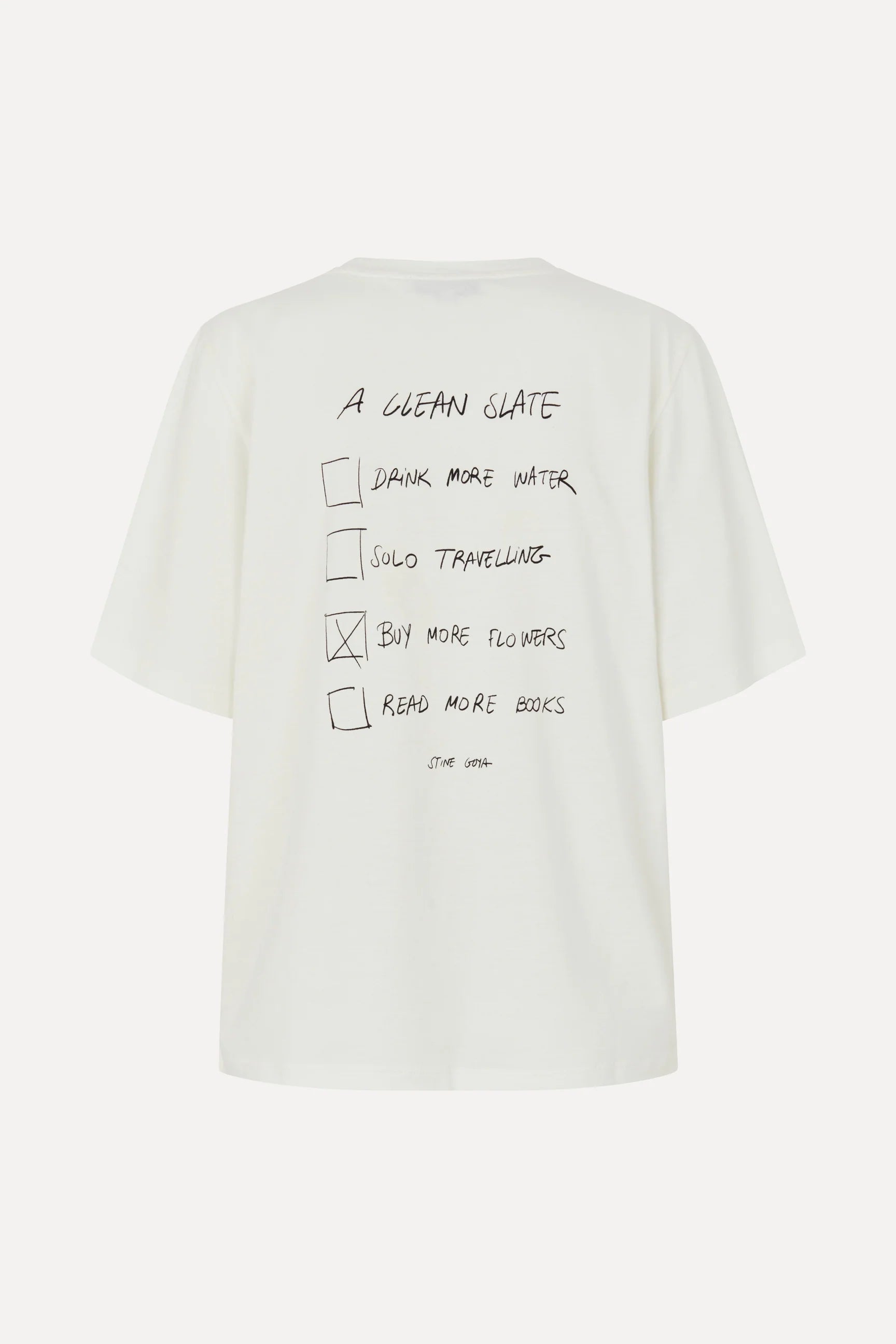 STINE GOYA T-Shirt "Petunia Bouquet" white