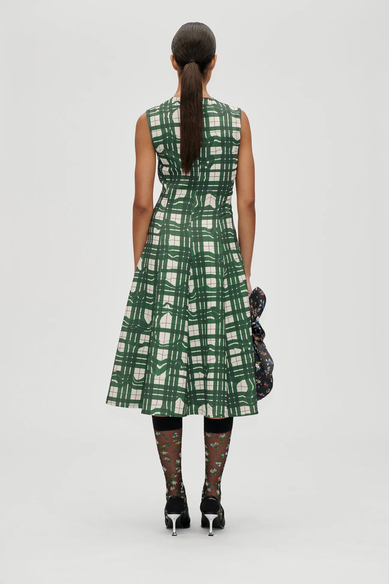 STINE GOYA Dress Checkered Cady
