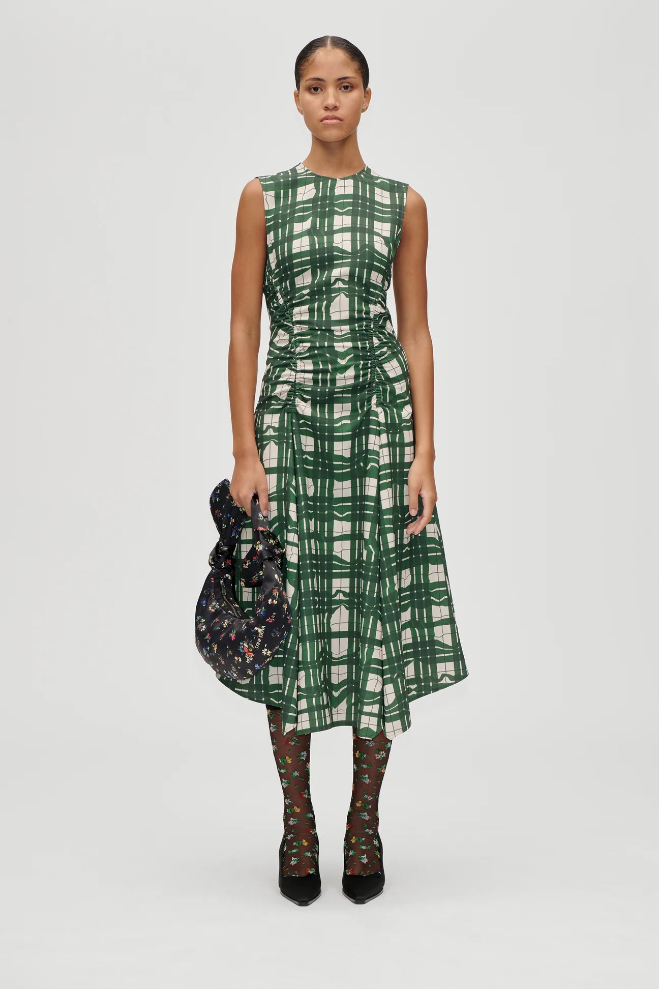 STINE GOYA Dress Checkered Cady