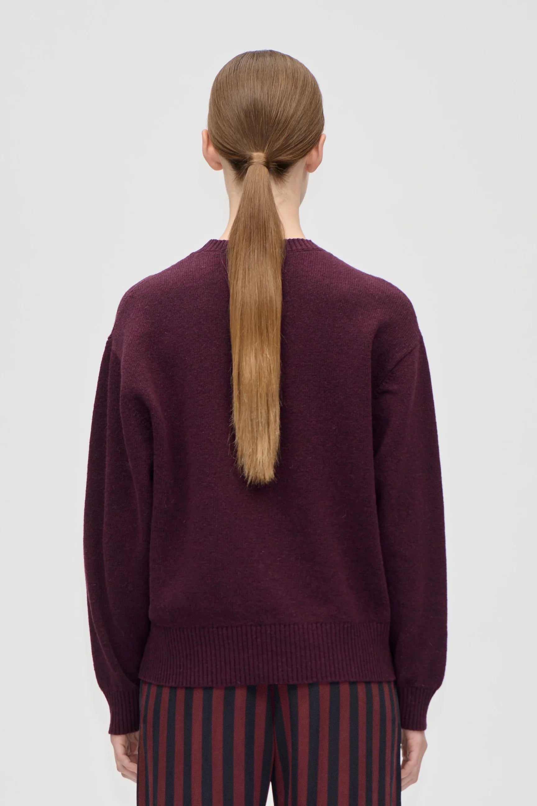 STINE GOYA Pullover "Five Resolutions" bordeaux