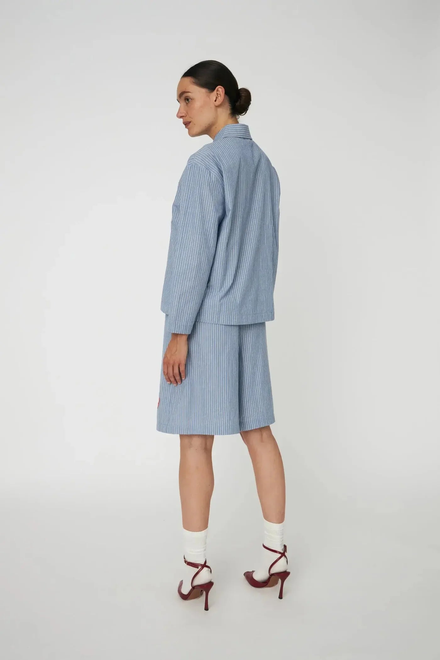 STELLA NOVA Shirt "Anchor" blue stripes