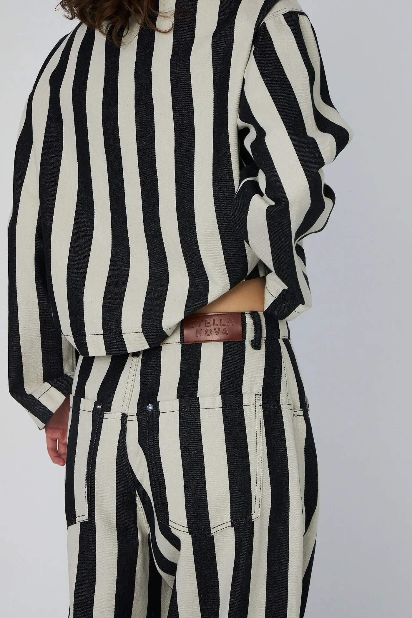 STELLA NOVA Pants striped baggy