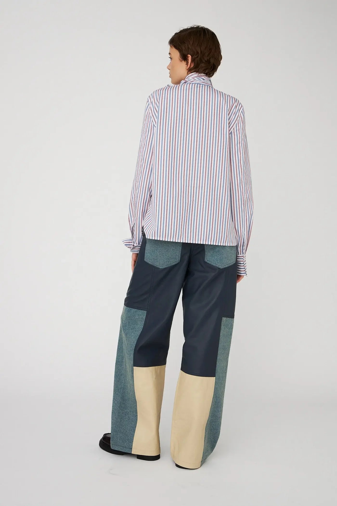 STELLA NOVA Striped bow shirt