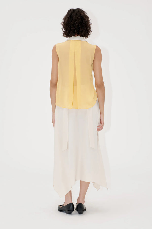 Stine Goya Dress Handkerchief Ivory Cornsilk