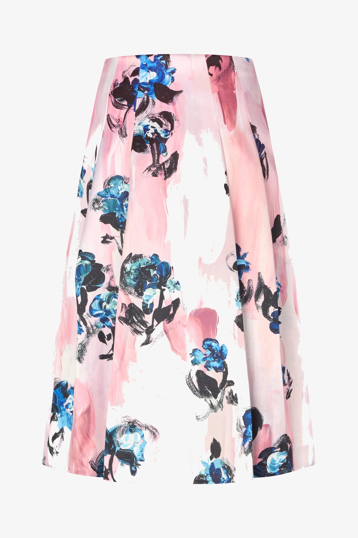 STINE GOYA Skirt "Blue roses on blush"
