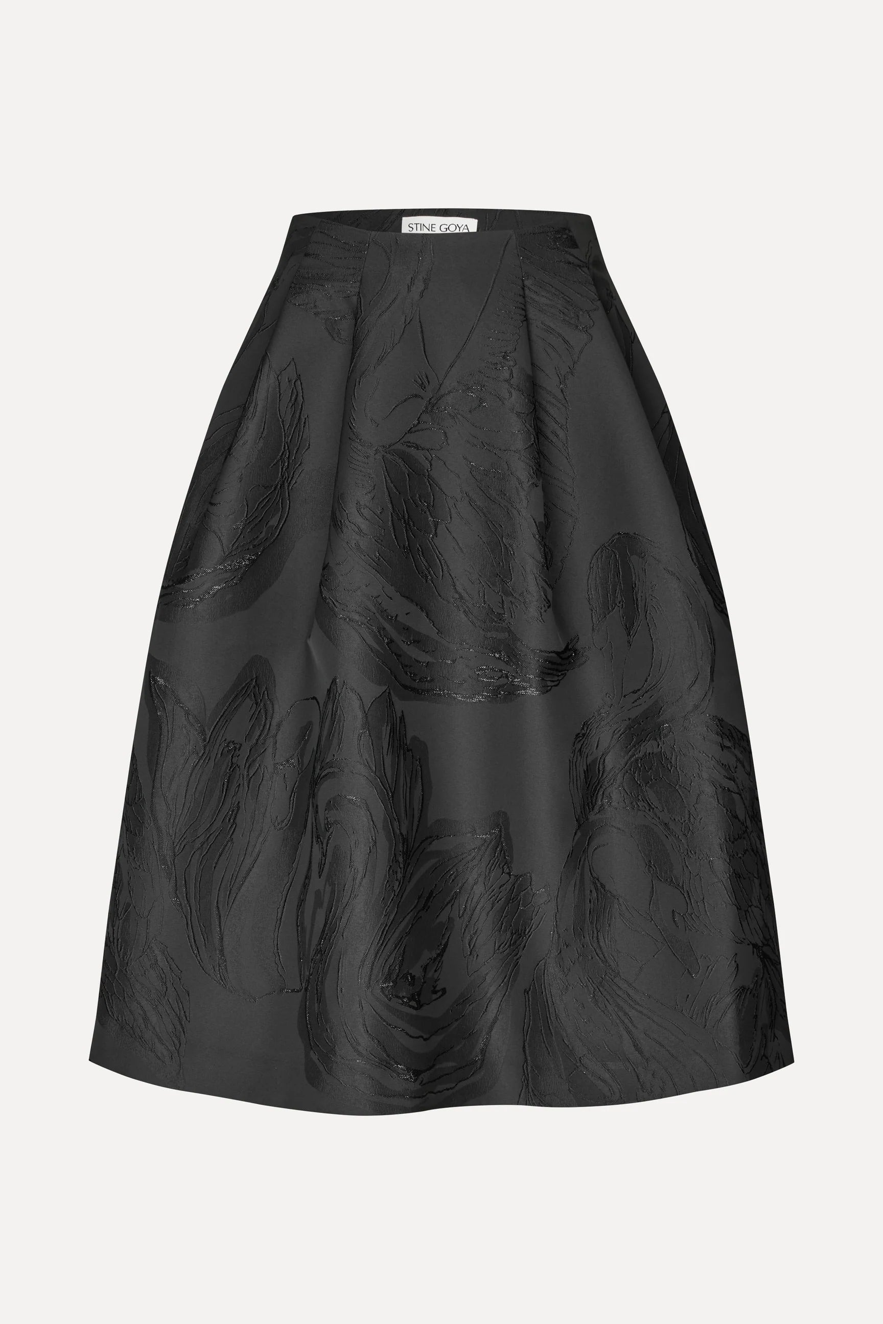 STINE GOYA Skirt "Swans" black