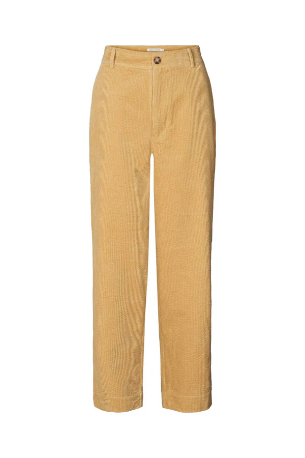 Rabens Saloner Pants Carly mustard