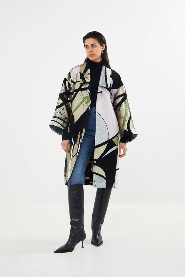 Rabens Saloner Coat Insa Tapestry