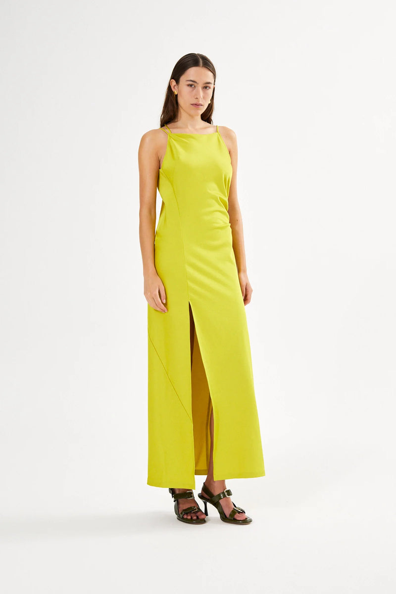 Rabens Saloner Dress Pandora acid yellow