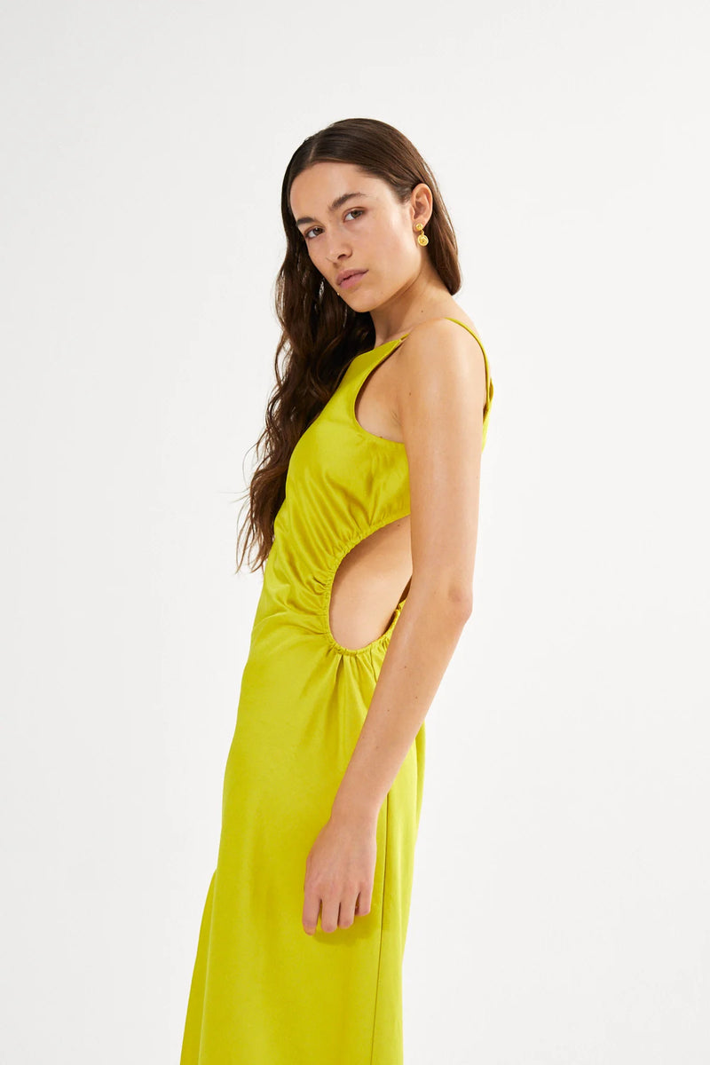 Rabens Saloner Dress Pandora acid yellow