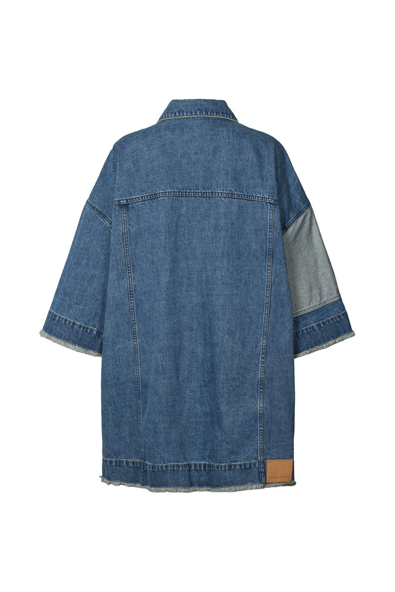 Rabens Saloner Denim Kimono Jacket Oya