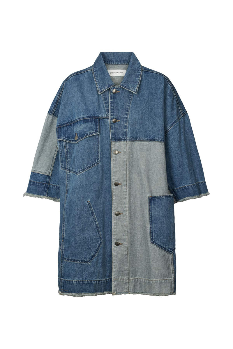 Rabens Saloner Denim Kimono Jacket Oya