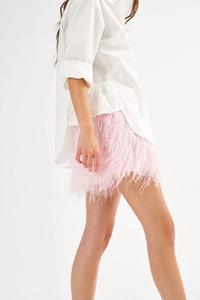 Rabens Saloner Shorts "Roxana" powder pink