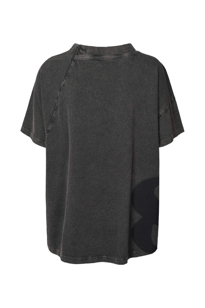 Rabens Saloner T-Shirt Ary caviar black