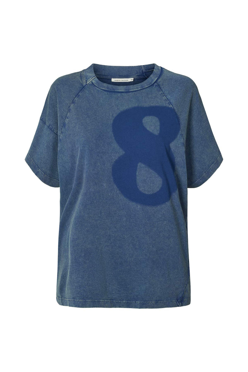 Rabens Saloner T-Shirt Ary blue