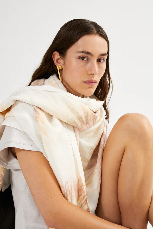 Rabens Saloner Scarf Merete seashell