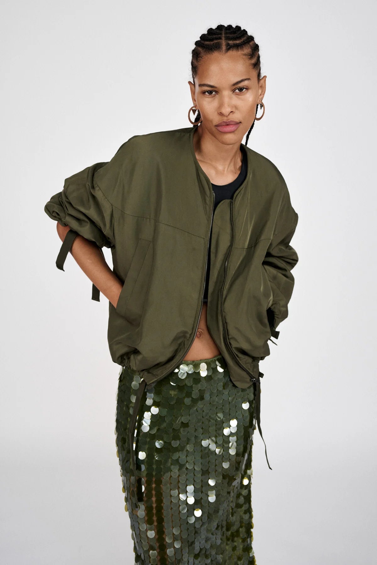 RABENS SALONER jacket "Glod" army green