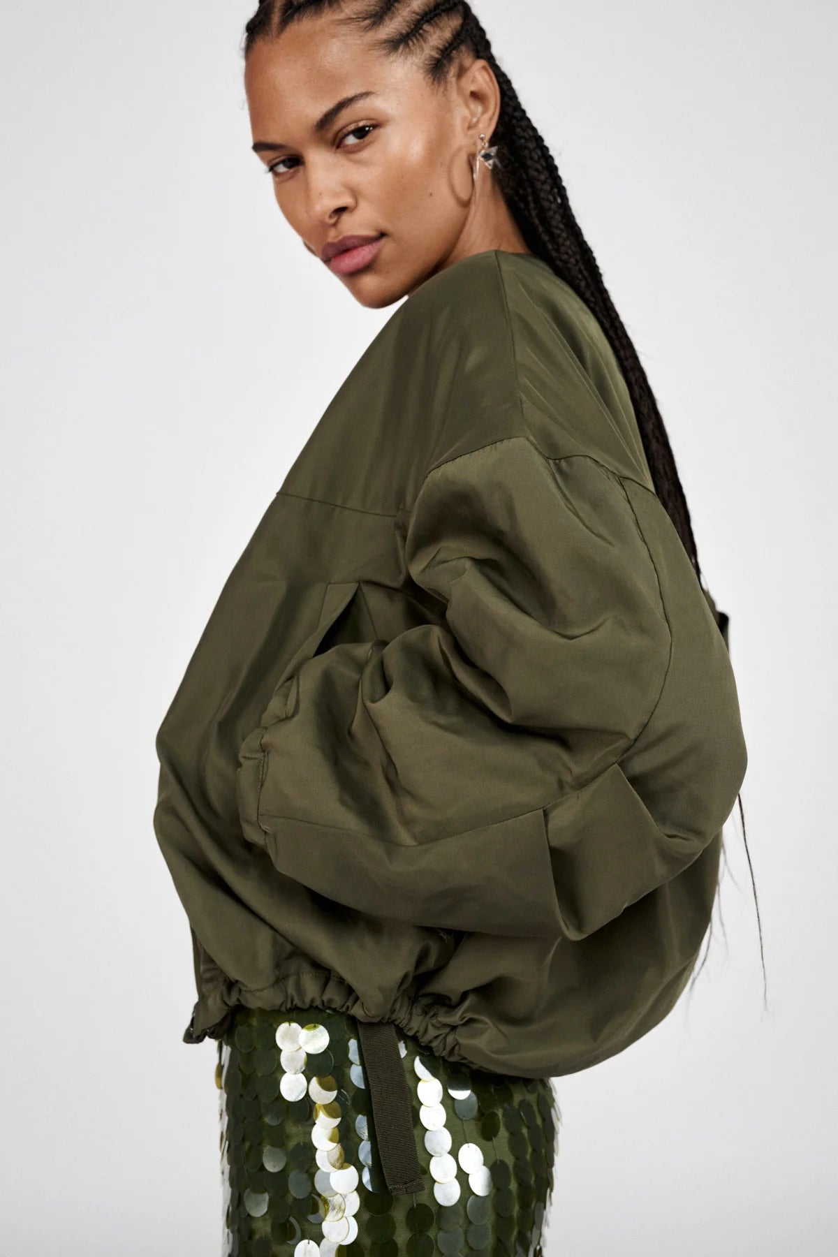 RABENS SALONER jacket "Glod" army green