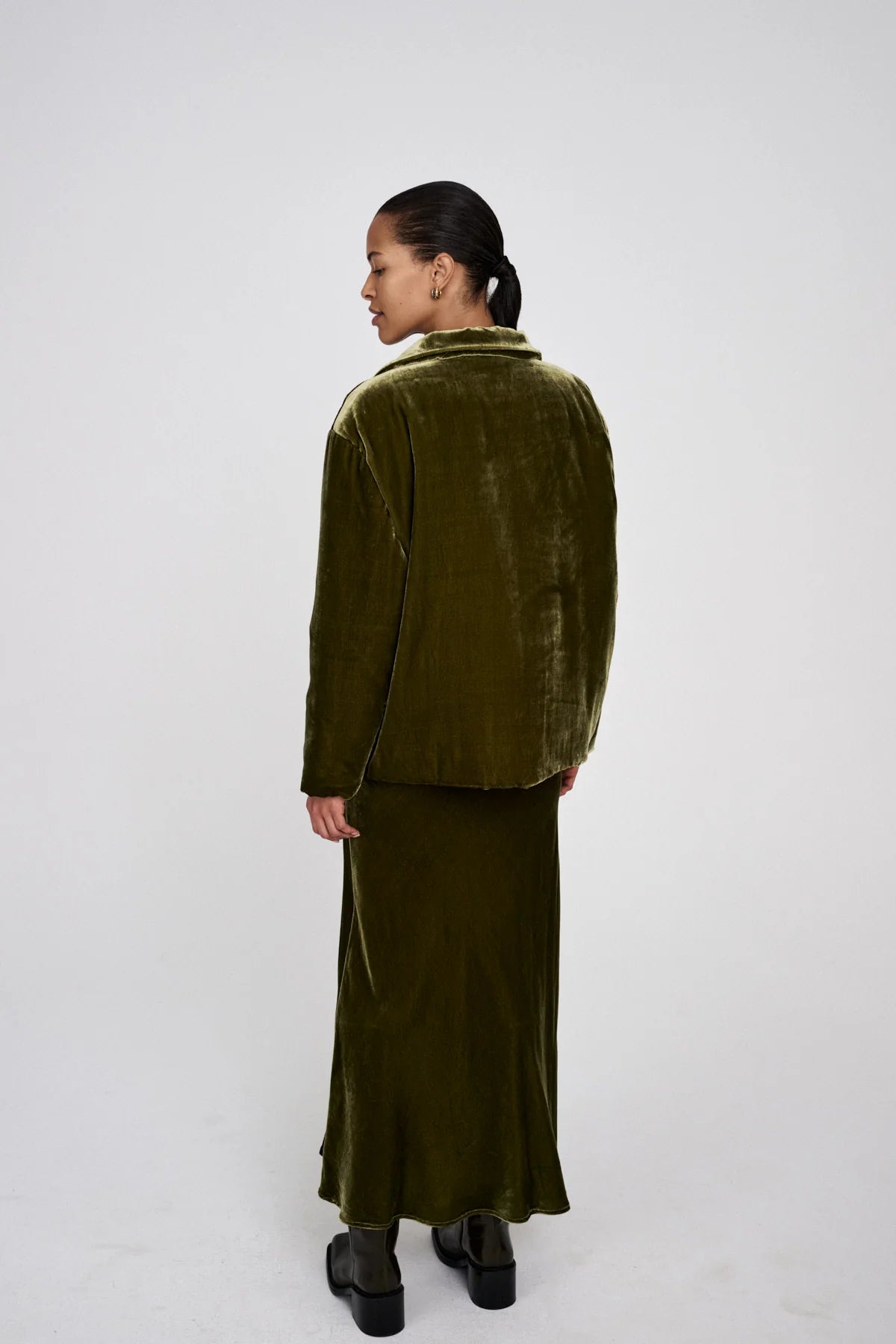 RABENS SALONER Skirt "Ellery" olive