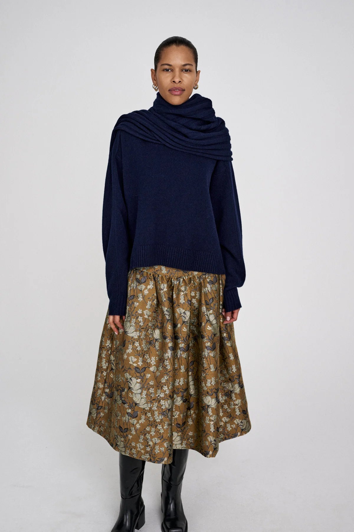 RABENS SALONER Skirt "Silke" golden