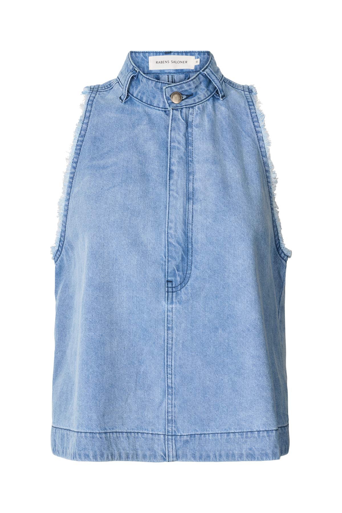 RABENS SALONER Top "Faya" light denim