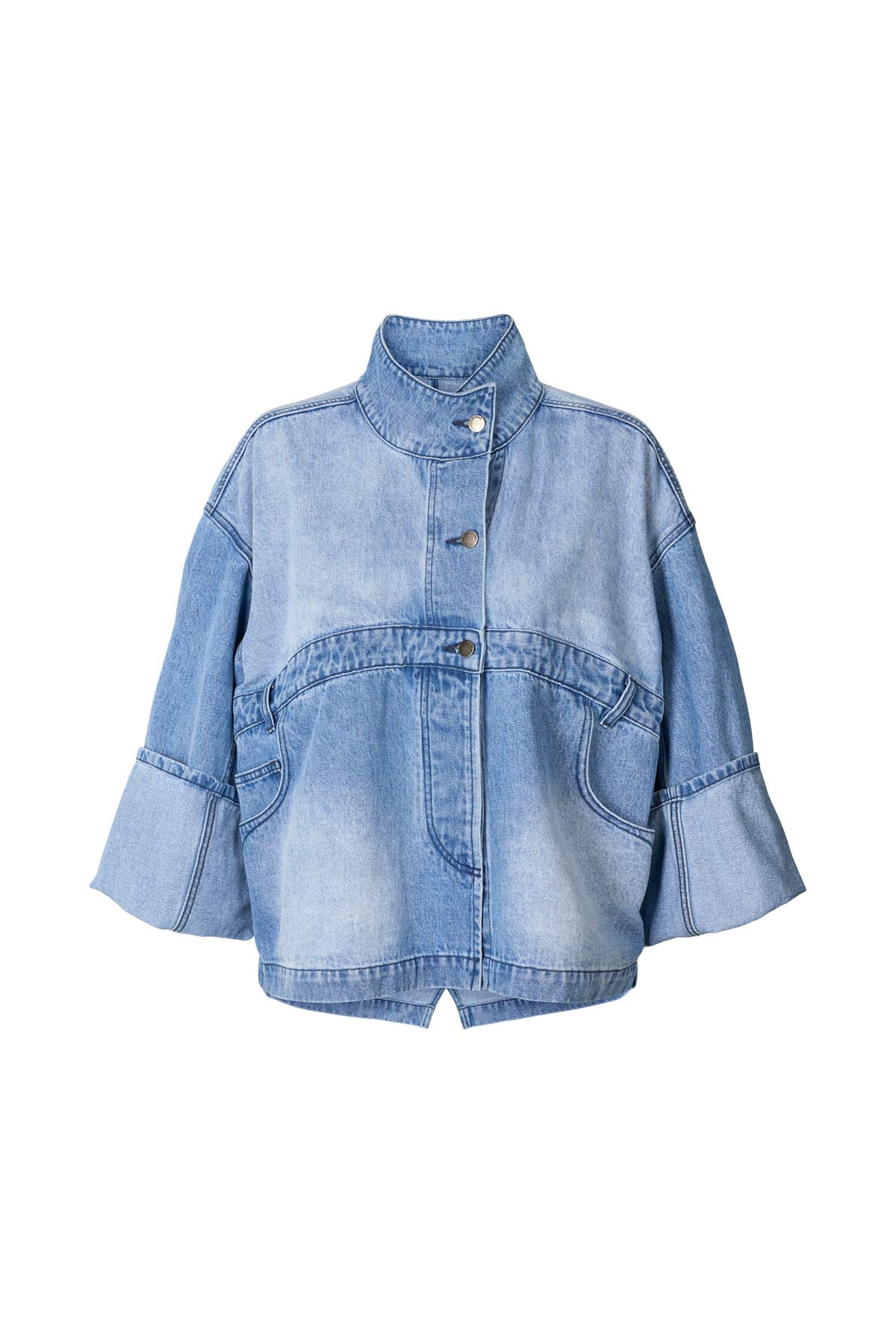 RABENS SALONER Jacket "Donela" light denim