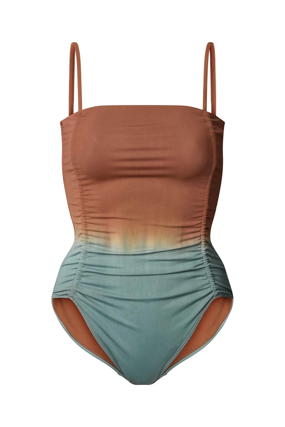 RABENS SALONER Swimsuit "Sali" cognac grey