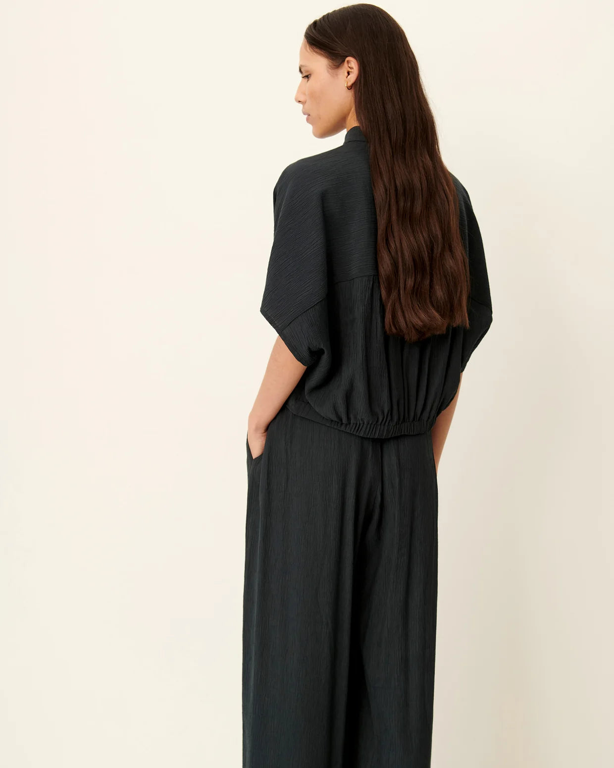 SESSUN Shirt "Alfassa" smoke green