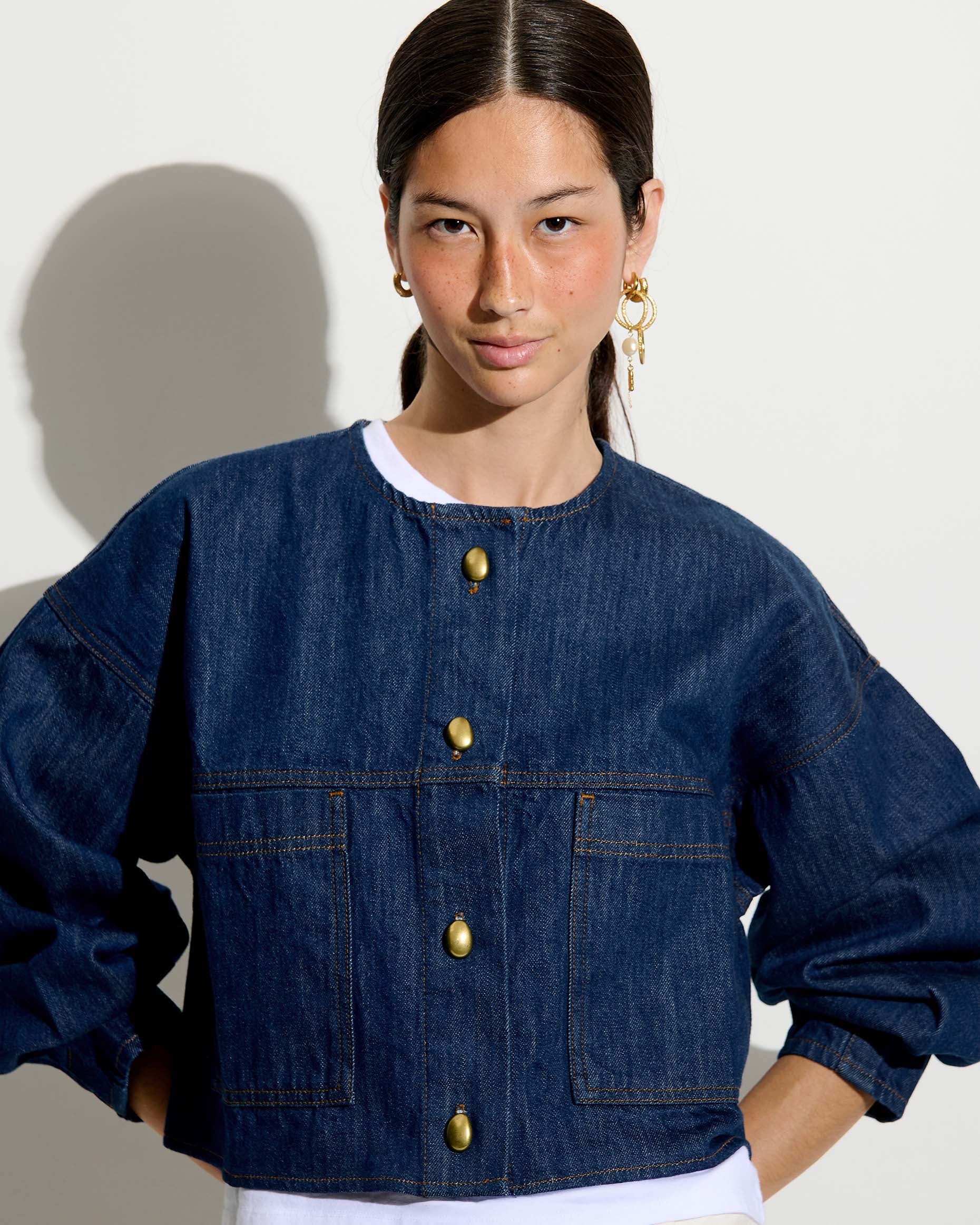 SESSUN Jacket "Almodiva" seventy blue