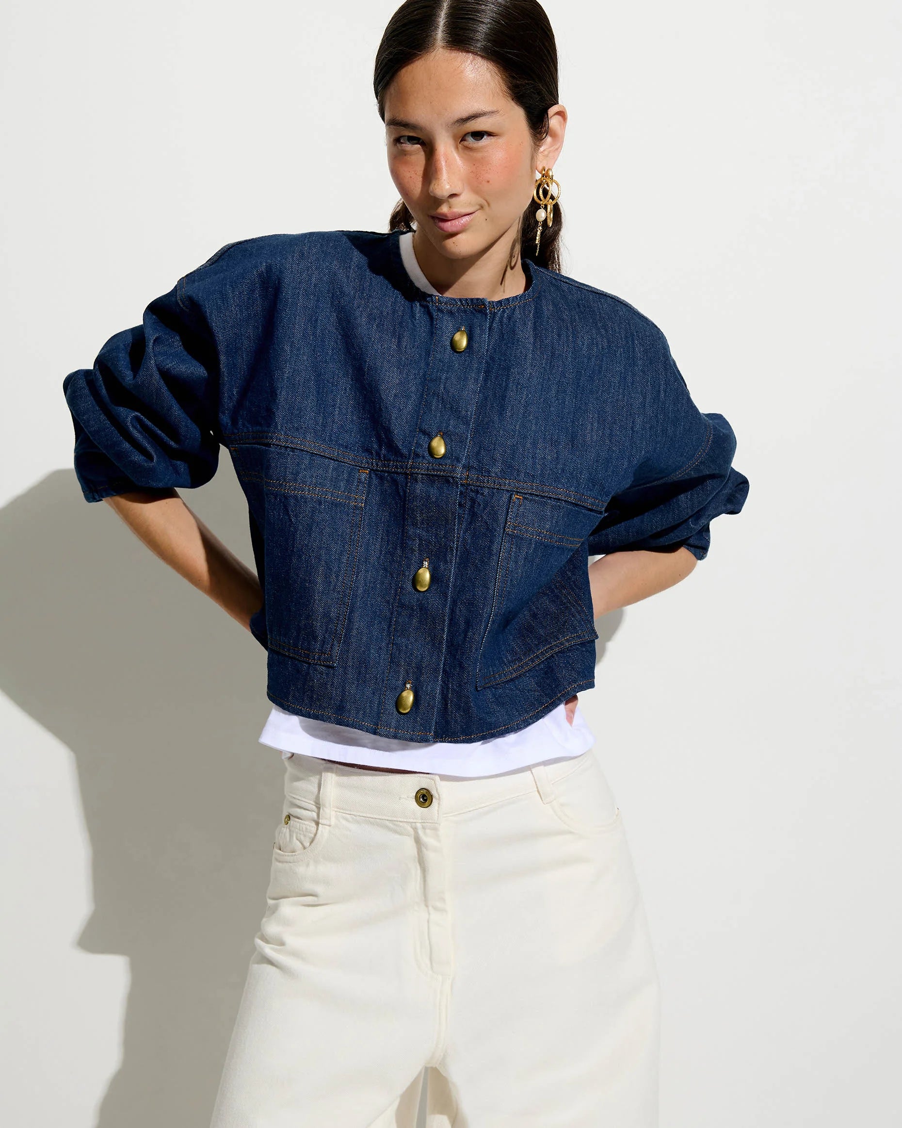 SESSUN Jacket "Almodiva" seventy blue